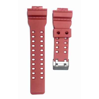 Ремешок  CASIO копия красная GA-100,  GA-100C, GA-300, GAC-100, G-8900, GA-120, GA-110, GA-110