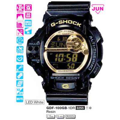 Часы CASIO GDF-100GB-1ER