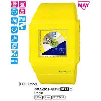 Часы CASIO BGA-201-9EER
