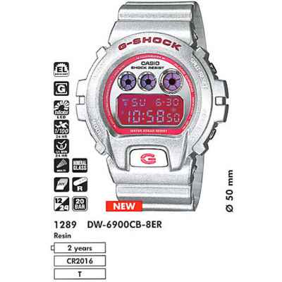 Часы CASIO DW-6900CB-8ER