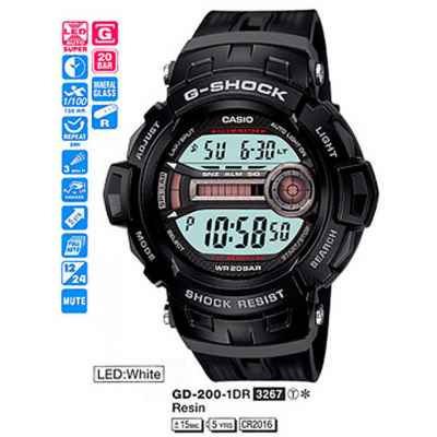 Часы CASIO GD-200-1ER