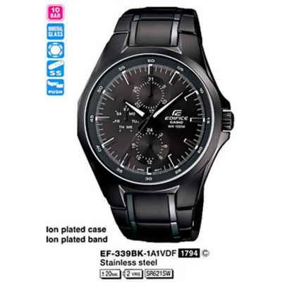Часы CASIO EF-339BK-1A1VEF