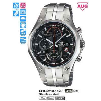 Часы CASIO EFR-521D-1AVEF