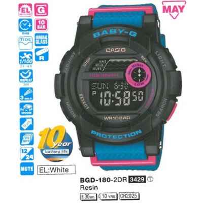 Часы CASIO BGD-180-2ER