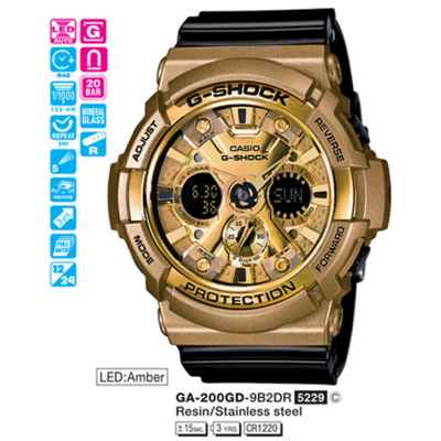Часы CASIO GA-200GD-9B2ER