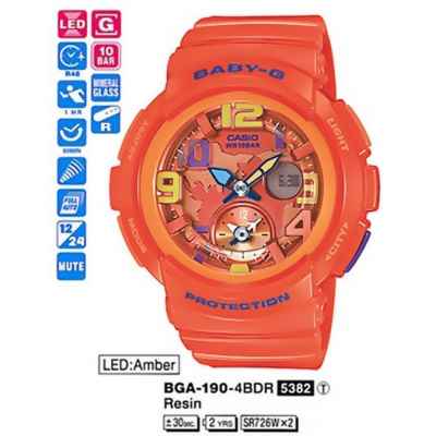 Часы CASIO BGA-190-4BER