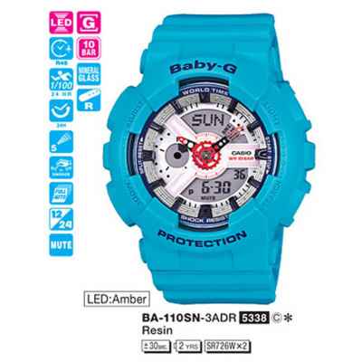 Часы CASIO BA-110SN-3AER