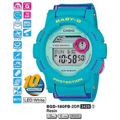 Часы CASIO BGD-180FB-2ER