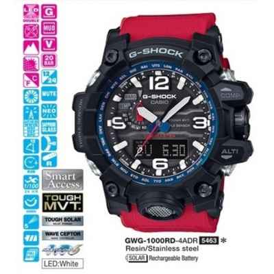 Часы CASIO GWG-1000RD-4AER