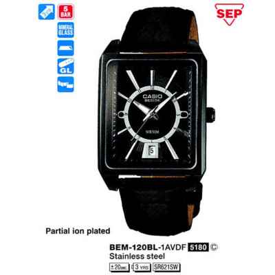 Часы CASIO BEM-120BL-1AVDF