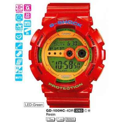 Часы CASIO GD-100HC-4ER