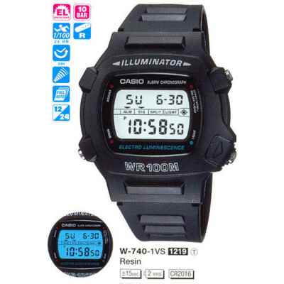 Часы CASIO W-740-1VHDF