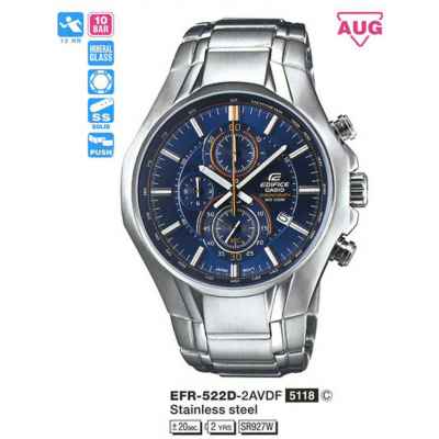 Часы CASIO EFR-522D-2AVEF