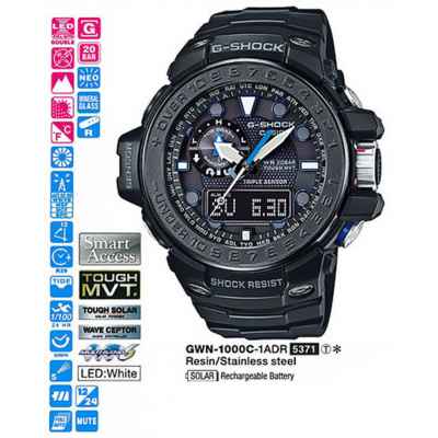 Часы CASIO GWN-1000C-1AER
