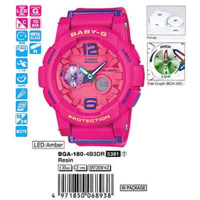 Часы CASIO BGA-180-4B3ER