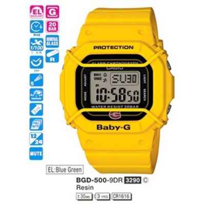 Часы CASIO BGD-500-9ER