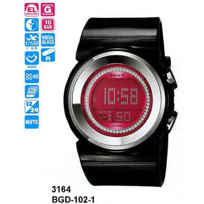 Часы CASIO BGD-102-1ER