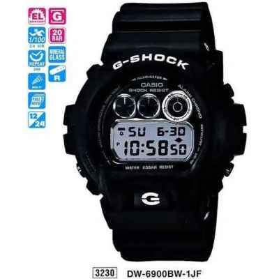 Часы CASIO DW-6900BW-1ER