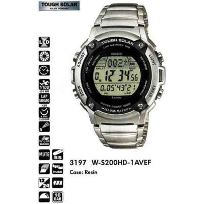 Часы CASIO W-S200HD-1AVEF