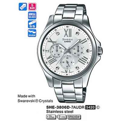 Часы CASIO SHE-3806D-7AUER