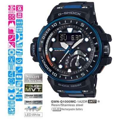 Часы CASIO GWN-Q1000MC-1A2ER
