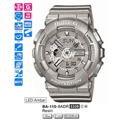Часы CASIO BA-110-8AER