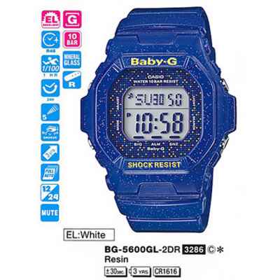 Часы CASIO BG-5600GL-2ER