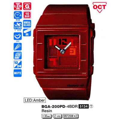 Часы CASIO BGA-200PD-4BER