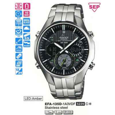 Часы CASIO EFA-135D-1A3VEF