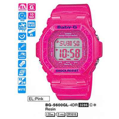 Часы CASIO BG-5600GL-4ER
