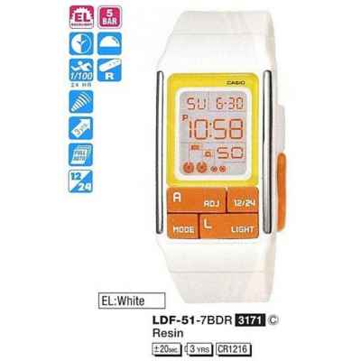 Часы CASIO LDF-51-7BDR