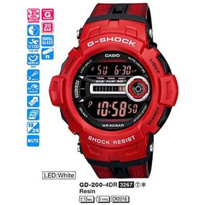 Часы CASIO GD-200-4ER