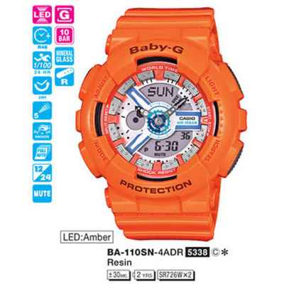 Часы CASIO BA-110SN-4AER