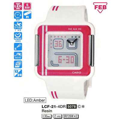 Часы CASIO LCF-21-4DR