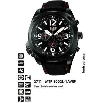 Часы CASIO MTF-E002L-1AVEF
