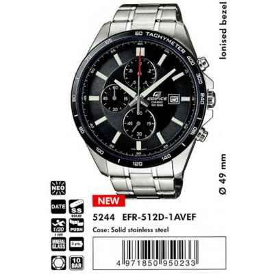 Часы CASIO EFR-512D-1AVEF